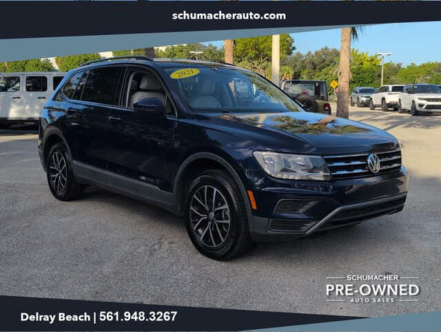 used 2021 Volkswagen Tiguan car, priced at $13,878