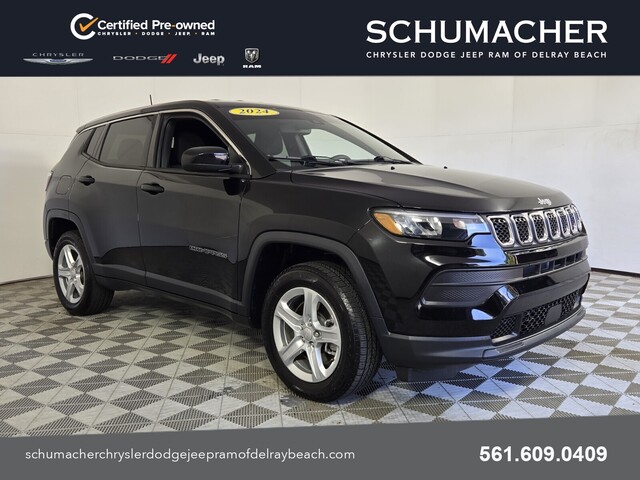 used 2024 Jeep Compass car, priced at $18,498