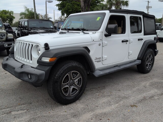 used 2018 Jeep Wrangler Unlimited car, priced at $19,998