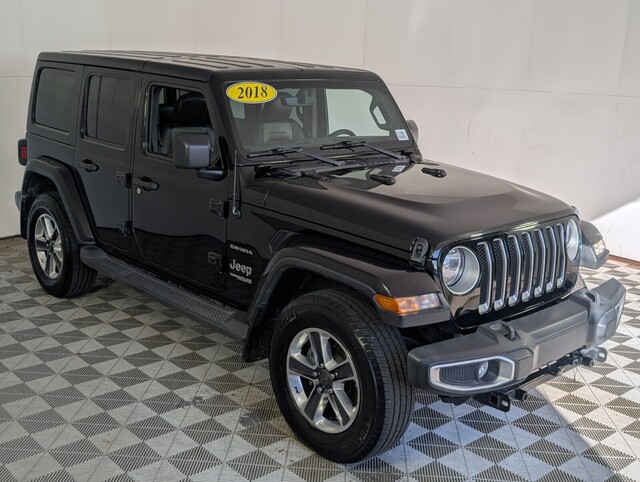 used 2018 Jeep Wrangler Unlimited car, priced at $21,178