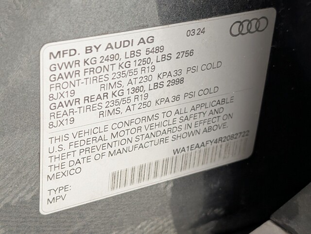 used 2024 Audi Q5 car, priced at $28,988