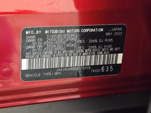 used 2022 Mitsubishi Outlander car, priced at $18,698