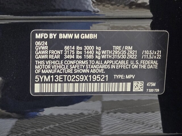 used 2025 BMW X5 M car, priced at $106,178
