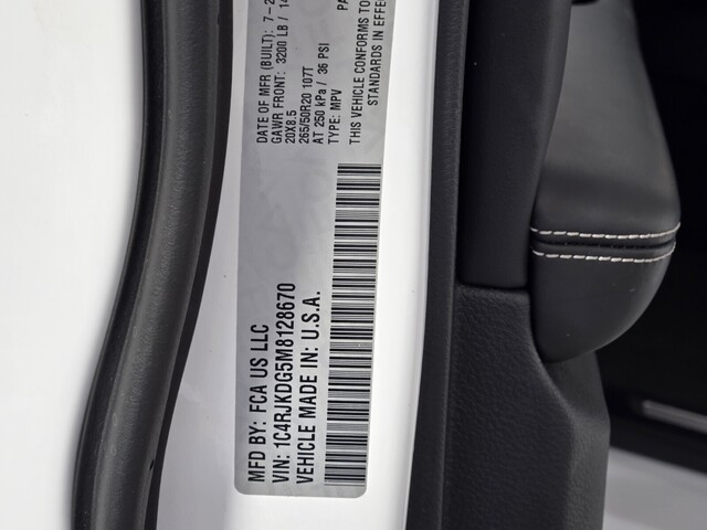 used 2021 Jeep GRAND CHEROKEE L car, priced at $29,898