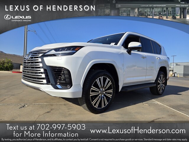 new 2025 Lexus LX car, priced at $119,749
