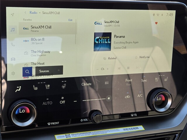 new 2025 Lexus TX car, priced at $77,830