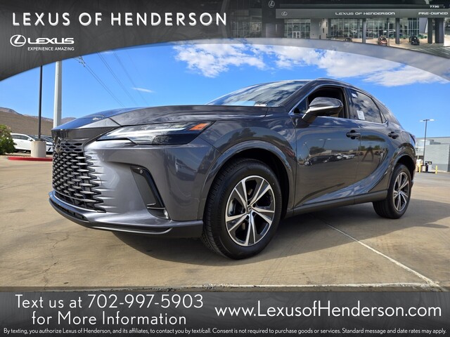new 2025 Lexus RX car, priced at $56,264