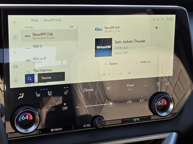 new 2025 Lexus RX car, priced at $55,229