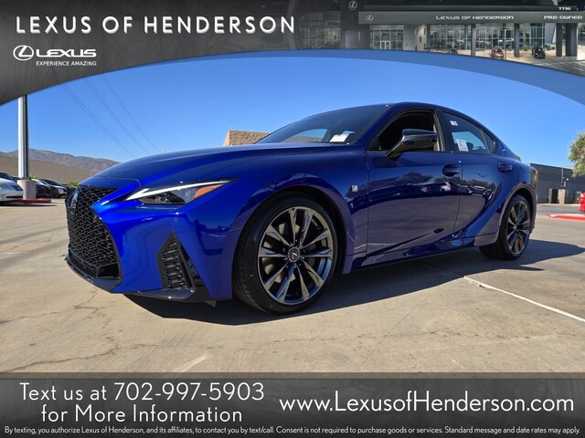 new 2025 Lexus IS car, priced at $51,668