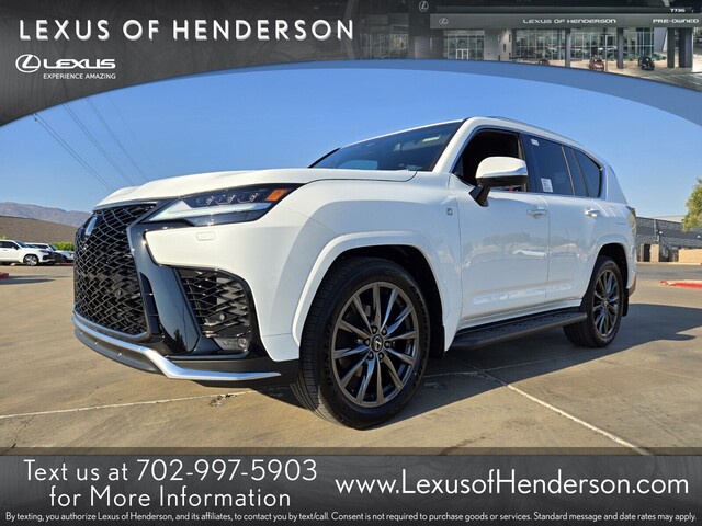 new 2025 Lexus LX car, priced at $118,178