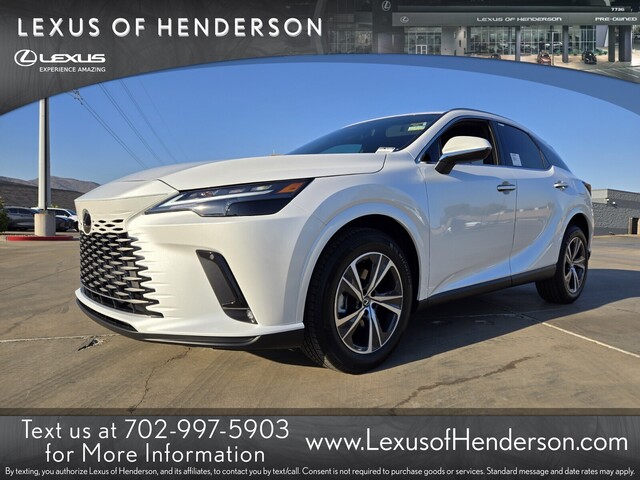 new 2025 Lexus RX car, priced at $52,884