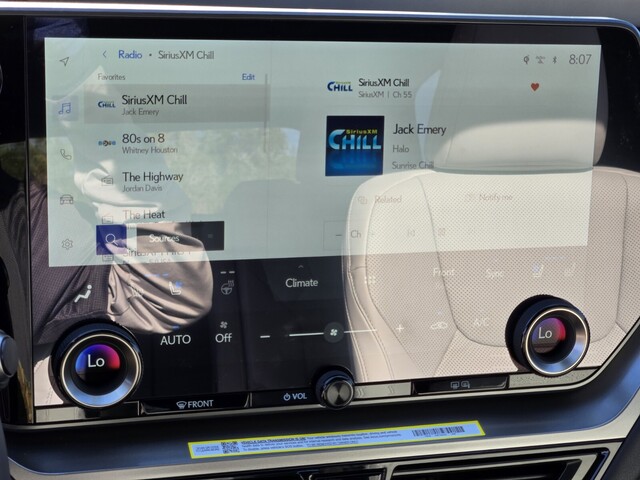 new 2025 Lexus TX car, priced at $64,660