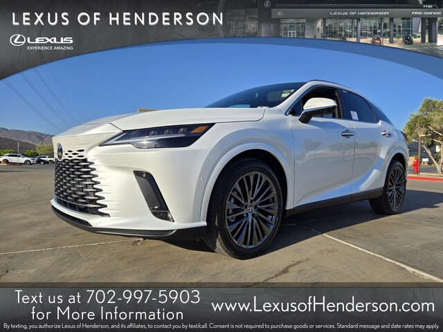 new 2025 Lexus RX car, priced at $68,604