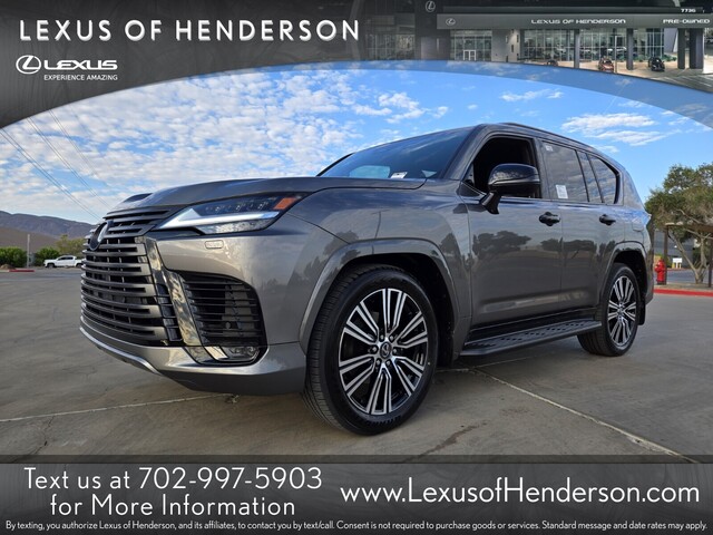 new 2025 Lexus LX car, priced at $121,568