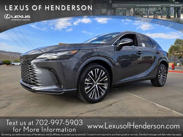 new 2025 Lexus RX car, priced at $63,250