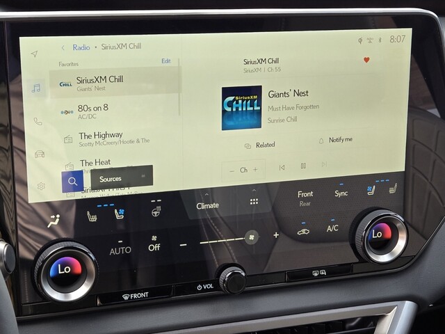 new 2025 Lexus RX car, priced at $63,250