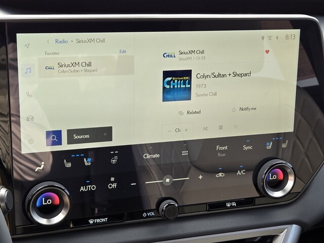 new 2025 Lexus RX car, priced at $59,200