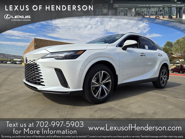new 2025 Lexus RX car, priced at $54,489