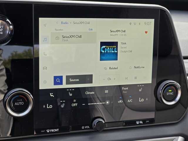 new 2025 Lexus RX car, priced at $54,489