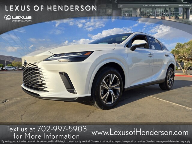 new 2025 Lexus RX car, priced at $55,405