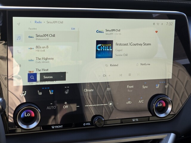 new 2025 Lexus RX car, priced at $55,405