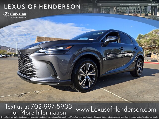new 2025 Lexus RX car, priced at $57,244