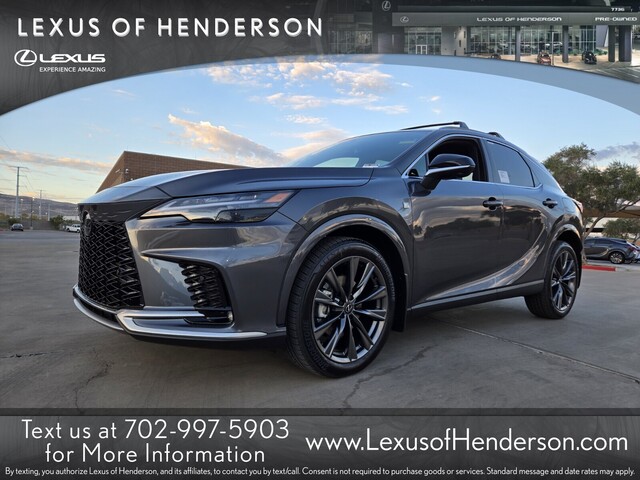 new 2025 Lexus RX car, priced at $60,733
