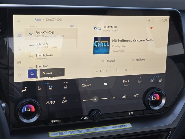 new 2025 Lexus TX car, priced at $63,584