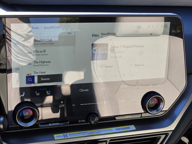 new 2025 Lexus TX car, priced at $65,160