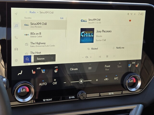 new 2025 Lexus RX car, priced at $55,939