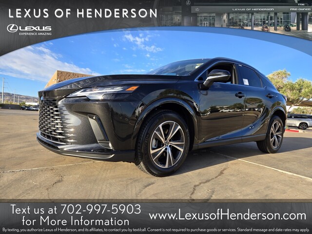 new 2025 Lexus RX car, priced at $52,685