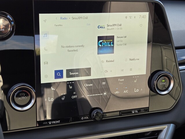 new 2025 Lexus RX car, priced at $52,685