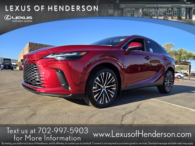 new 2025 Lexus RX car, priced at $58,059