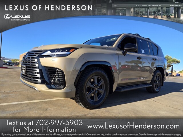 new 2025 Lexus LX car, priced at $120,903