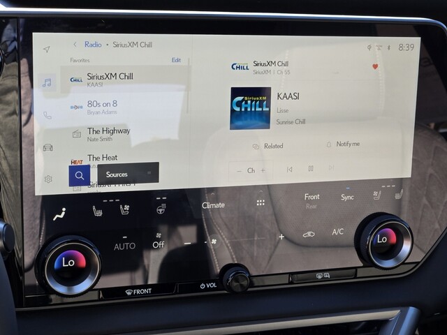 new 2025 Lexus RX car, priced at $69,130