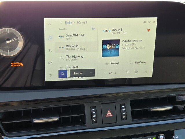 new 2025 Lexus ES car, priced at $47,214