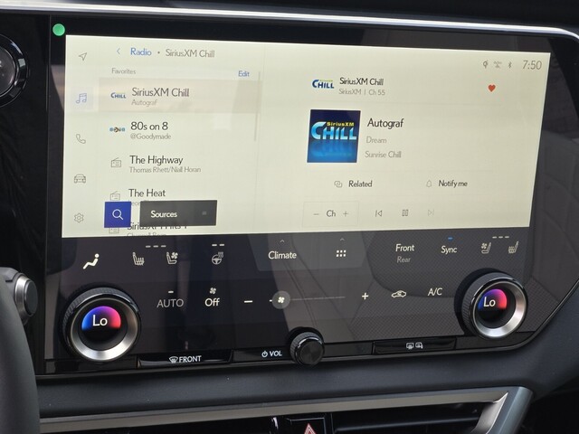 new 2026 Lexus RX car, priced at $60,654