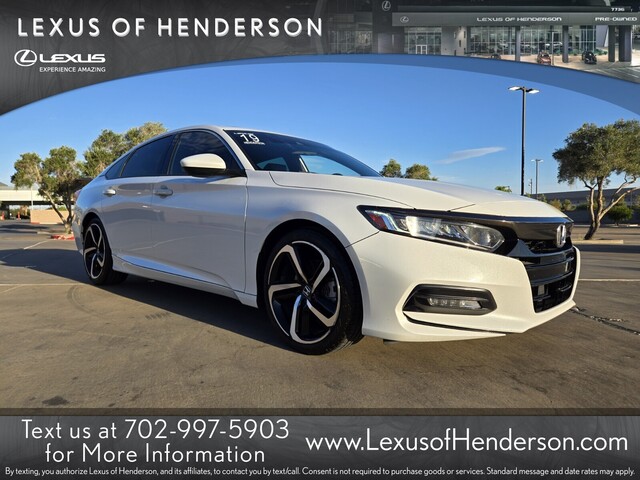 used 2019 Honda Accord Sedan car, priced at $23,477