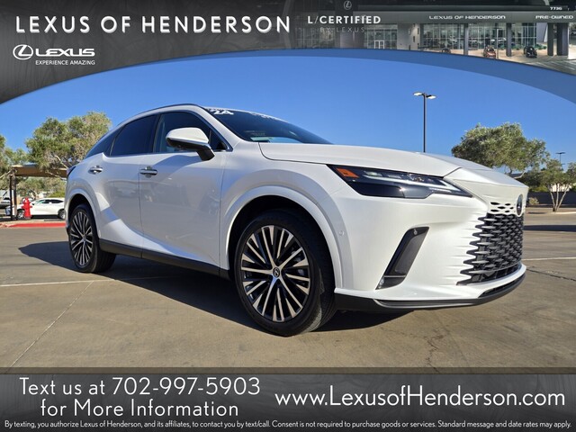 used 2024 Lexus RX car, priced at $59,998
