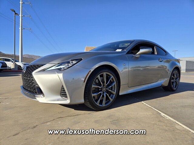 used 2021 Lexus RC car, priced at $39,000