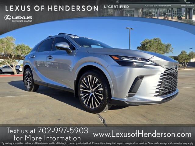used 2024 Lexus RX car, priced at $60,000