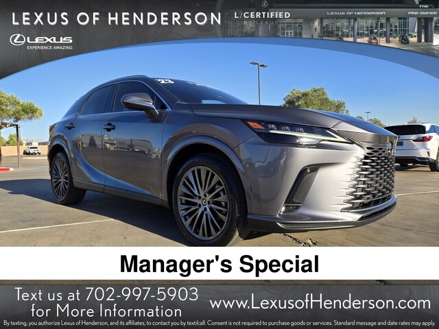 used 2023 Lexus RX car, priced at $53,998