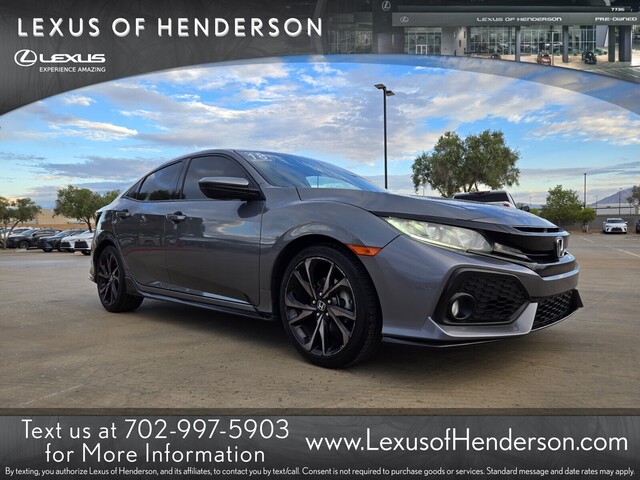 used 2018 Honda Civic Hatchback car, priced at $15,250