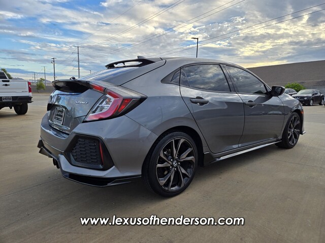 used 2018 Honda Civic Hatchback car, priced at $15,250
