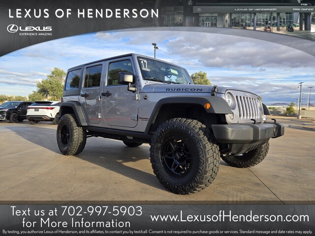 used 2017 Jeep Wrangler Unlimited car, priced at $22,988