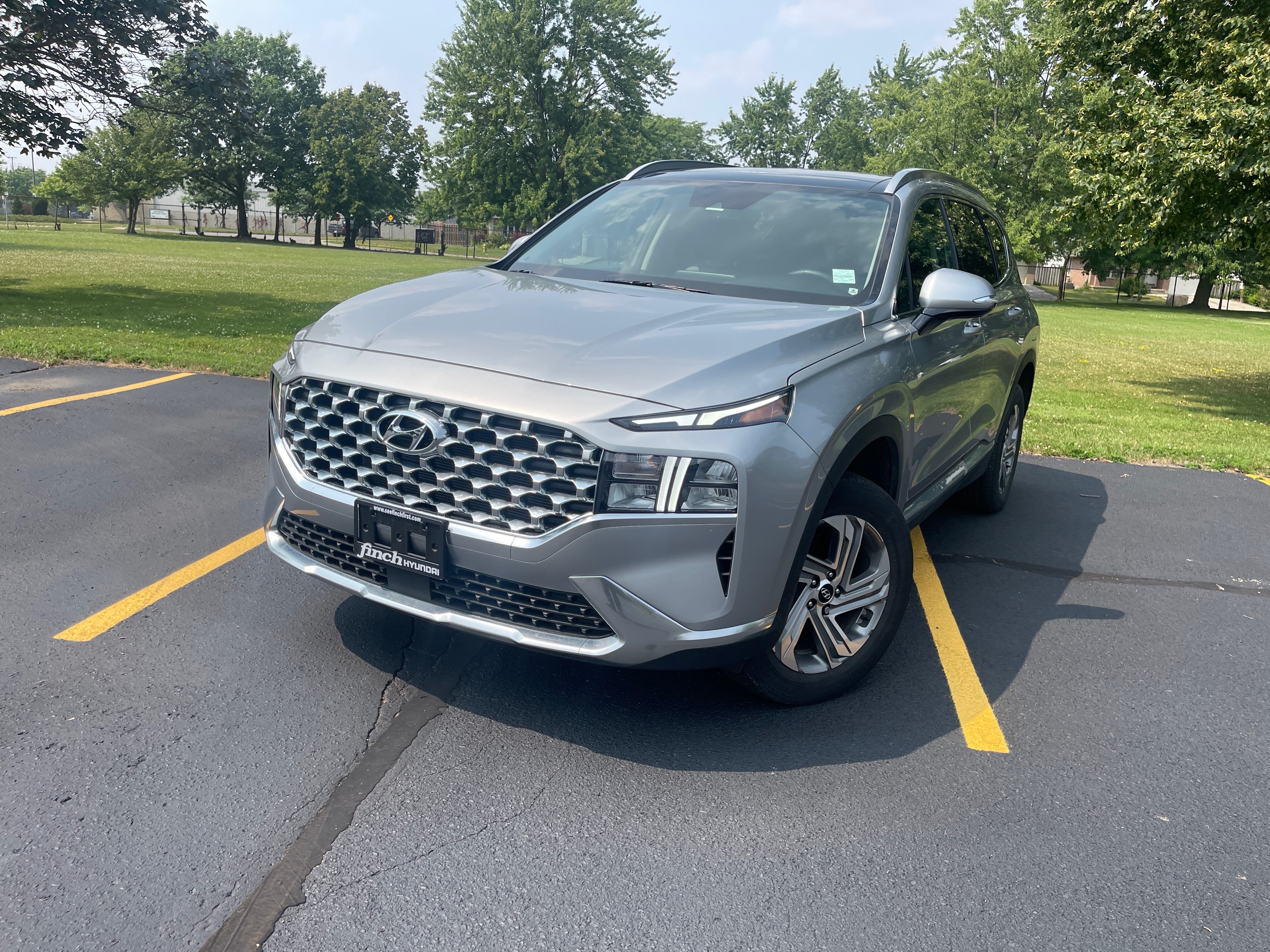 used 2023 Hyundai Santa Fe car, priced at $35,597
