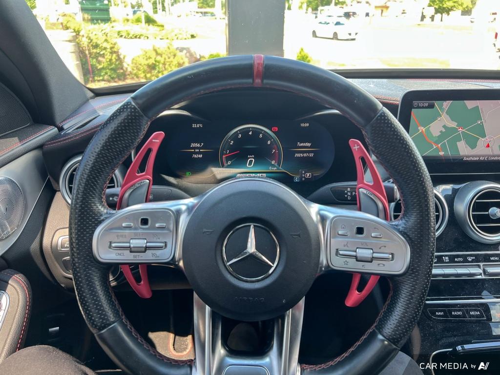 used 2019 Mercedes-Benz AMG C 43 car, priced at $41,900