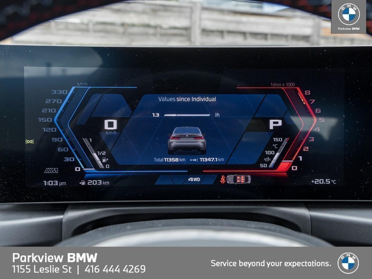 used 2023 BMW M3 car, priced at $117,992