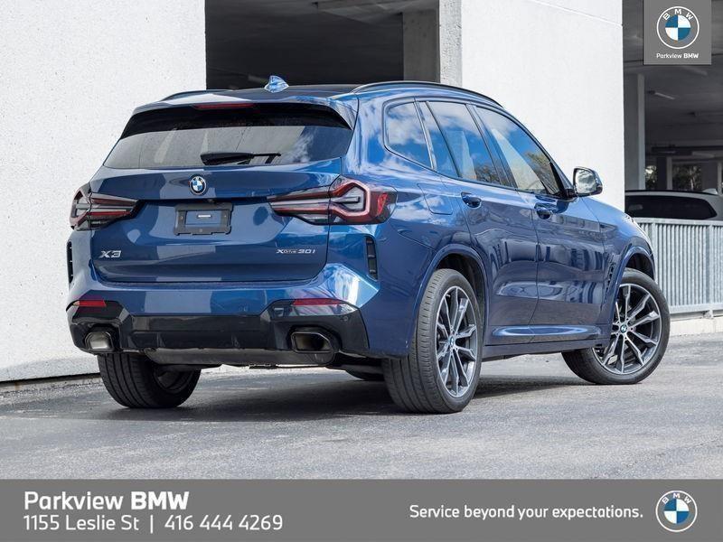 used 2022 BMW X3 car, priced at $42,992