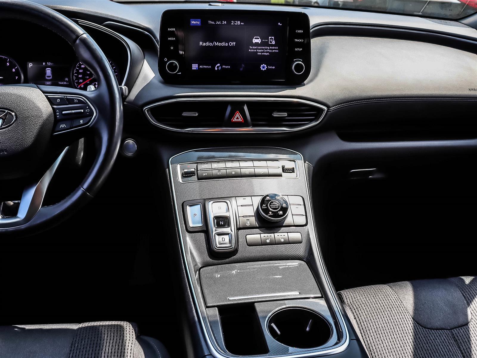used 2021 Hyundai Santa Fe car, priced at $26,888